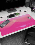 Large 40x20 inches mouse pad featuring sunset design with pink and orange hues to create a warm, relaxing workspace.