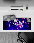 Compact yet detailed 28x12 inch mouse pad showcasing Goku Black's electrifying and dark presence