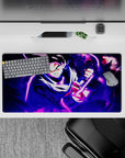 High-quality 32x16 inch mouse pad showcasing Goku Black's electrifying power for gaming setups