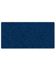 Mouse pad featuring a dark blue topographic design, 32x16 inches, with intricate blue contour lines on a navy background for an elegant and calming workspace.