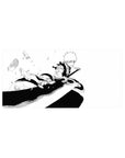 Ichigo Bleach anime mouse pad, 32x16 inches, features dynamic black-and-white manga art capturing intense action and emotion.