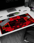 Evangelion-themed design on 40x20 mousepad perfect for adding dramatic flair and series-inspired energy to your setup or decor