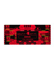 Streamlined NERV Emergency Screen Mousepad 28x12 featuring bold warnings for dramatic workspace energy