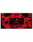 NERV Emergency Screen Mousepad 32x16 featuring glitch graphics for gaming or workspace energy with anime edge