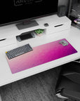 Modern 32x12 inches geometric mouse pad featuring colorful polygons, blending subtle elegance with vibrant energy for your desk setup.