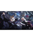 Re: Zero Trinity Action Desk Pad 40x20 featuring Rem, Ram, and Emilia in an action-packed scene for a dynamic anime aesthetic