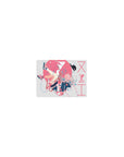 Classic anime girl mouse pad 14x10 inches with floating sci‑fi girl, ribbon loops, and red shoes.