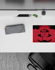 14x10 inches mouse pad showcasing Pain, the Akatsuki leader, in a bold red design that radiates power and strength.
