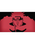 Desk pad featuring Pain, 40x20 inches, with bold red tones, showcasing the commanding presence of the Akatsuki leader.