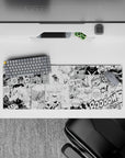 32x12 inches mouse pad featuring Bakugo in action, perfect for fans who admire his intense personality and growth.