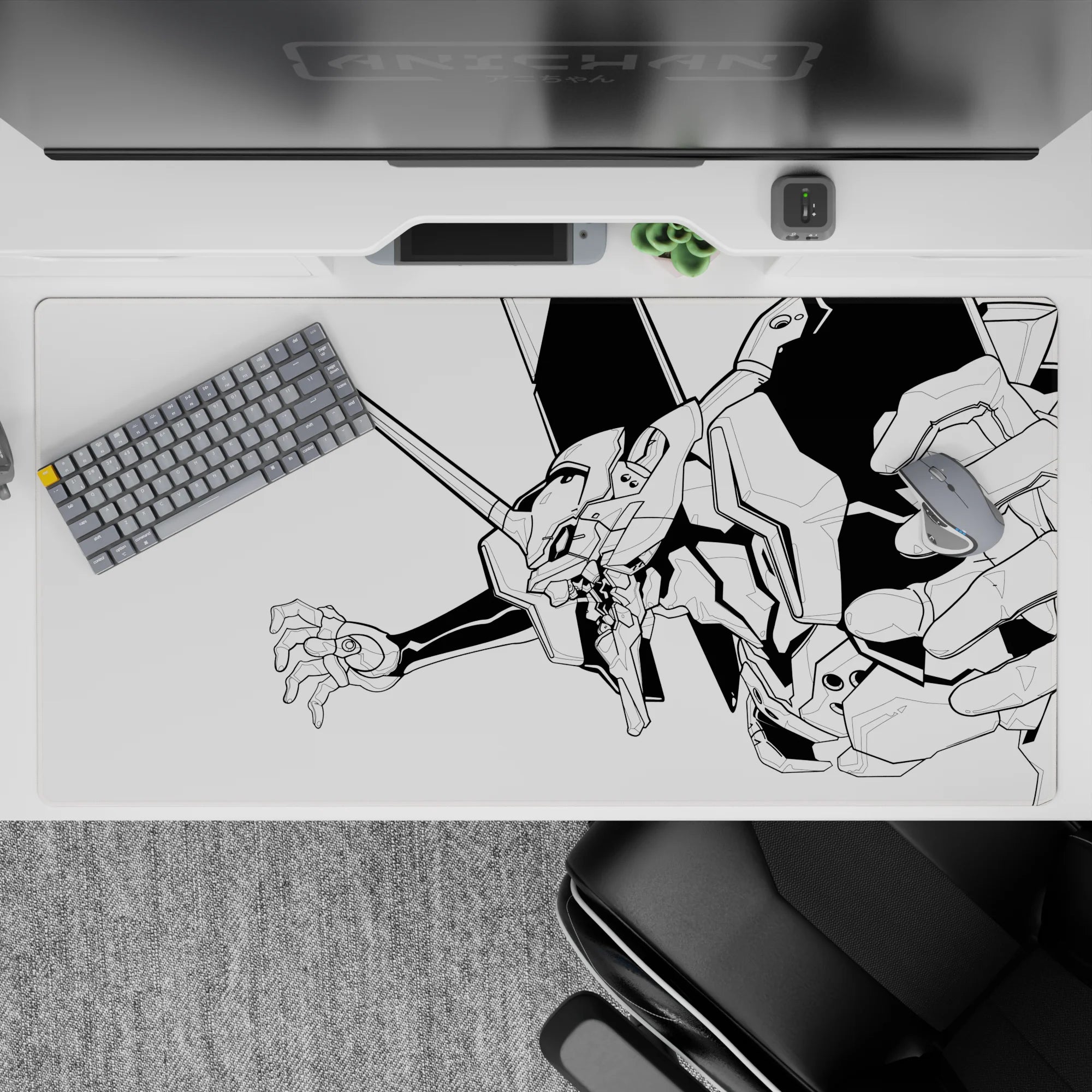 その他 VINTAGE EVANGELION CLIP BOAD & DESK PAD Evangelion EVA Unit Desk Mat – Neon Genesis Mecha Mouse Pad, NERV