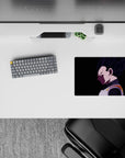 14x10 inches mouse pad featuring Vegeta, with deep thought and pride, perfect for fans of his character and Dragon Ball Z.