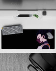32x12 inches mouse pad featuring Vegeta in a moment of deep thought, with unyielding pride and strength, perfect for adding intensity to your desk.