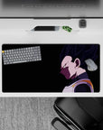 32x16 inches mouse pad showcasing Vegeta with deep thought and pride, perfect for fans who appreciate his strength and determination.