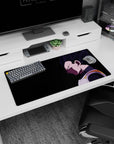 Modern 32x16 inches mouse pad with Vegeta, showcasing his focus and unyielding pride, ideal for adding strength to your desk setup.