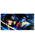 Jotaro Kujo desk mat 32x16 featuring Star Platinum for gaming or workspace energy with dramatic flair