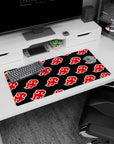 Sleek red cloud artwork on 32x16 mouse pad perfect for celebrating Akatsuki's legacy in style