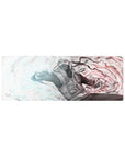 Anime mouse pad featuring Kakashi mid-battle from Naruto, size 32x12 inches, with Chidori and Kamui in action.