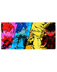 Persona anime mouse pad 32x16 inches featuring chibi protagonists with vivid colors and iconic styles from the series.