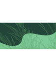 Geometric Grasslands Desk Mat 36x16 with grassland theme for immersive focus and peaceful inspiration