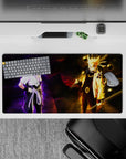 32x16 inches mouse pad showcasing the ultimate battle between Naruto and Sasuke, capturing the essence of their intense rivalry.