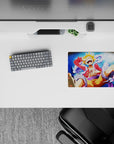 Small-sized 14x10 mouse pad with Gear 5 design adds playful One Piece energy to any desk or workspace