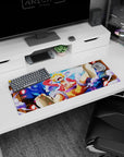 Small but impactful 32x12 mouse pad showcases Gear 5's vibrant energy with intricate artistry