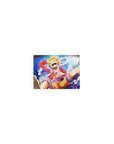 Classic Gear 5 Luffy mouse pad 14x10 featuring vibrant energy for compact yet striking setups