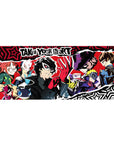 Persona 5 desk pad 36x16 inches featuring Joker and crew in vibrant pop art style, perfect for anime fans.