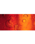 Amber Flow Desk Mat 36x16 with amber bubble theme for immersive focus and artistic inspiration