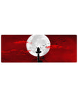 Compact Moonlit Shadow mouse pad 32x12 with eerie moonlit design for sleek and chilling style