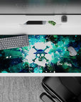 36x16 inches desk pad with the Straw Hat Pirates' Jolly Roger from One Piece, capturing the perfect blend of nature’s beauty and the crew's adventurous spirit.