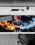 Intense 36x16 desk pad highlights Shoto's unyielding strength and dual quirk for bold fan setups