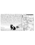 Chainsaw Man anime mouse pad 32x16 inches featuring Chapter 64's surreal sky of doors and floral chaos scene.