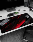 Precision-focused design on 40x20 desk mat perfect for adding speed, intensity, and focus to your environment