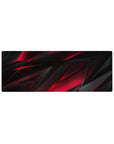 Compact Razor Edge Gaming Desk Mat 32x12 with angular theme for sleek and stylish desk decor