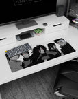 32x12 inches Naruto mouse pad featuring Sasuke, Itachi, Madara, Obito, and Shisui lined up.