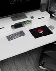 Iconic Uchiha fan artwork on 14x10 mouse pad perfect for honoring the clan's legendary legacy