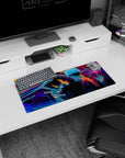 High-performance 28x12 inch mouse pad with Infinite Void design, ideal for Jujutsu Kaisen enthusiasts