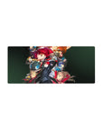 Anime mouse pad 28x12 inches featuring Persona 5's Phantom Thieves with Joker, Mona, and Kasumi in dynamic poses.