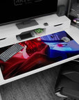 Raw power struggle design on 40x20 desk pad perfect for fans of iconic Naruto confrontations