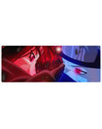 Compact Kakashi Sharingan mouse pad 32x12 with raw power clash for bold anime aesthetics