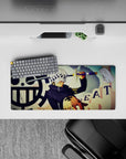 Compact 28x12 mouse pad highlights Trafalgar Law's tactical brilliance and Heart Pirates pride for fans
