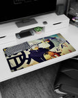 Signature Trafalgar Law design on 32x16 mouse pad brings One Piece's tactical brilliance to life vividly