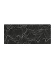 Streamlined Abstract Line Wave desk mat 28x12 featuring delicate lines for bold yet calming workspace flair
