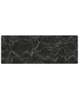 Compact Abstract Line Wave desk mat 32x12 with wave lines theme for stylish and sleek desk decor