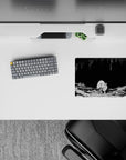 14x10 inches mouse pad with eerie dark tones and the unsettling creature from Berserk, ideal for creating a dark, moody workspace.