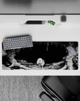 32x12 inches mouse pad with eerie dark tones and the creature from the abyss, capturing a haunting moment from Berserk for your workspace.