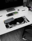 Berserk creature from the abyss mouse pad, 28x12 inches, featuring dark, minimalist textures that capture the eerie solitude of the series.