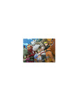 Classic anime mouse pad 14x10 inches with Naruto, Gaara, Temari and Tailed Beasts team lineup art.